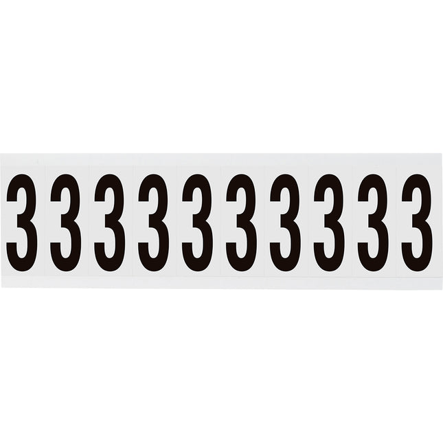 W225 Series Number and Letter Labels
