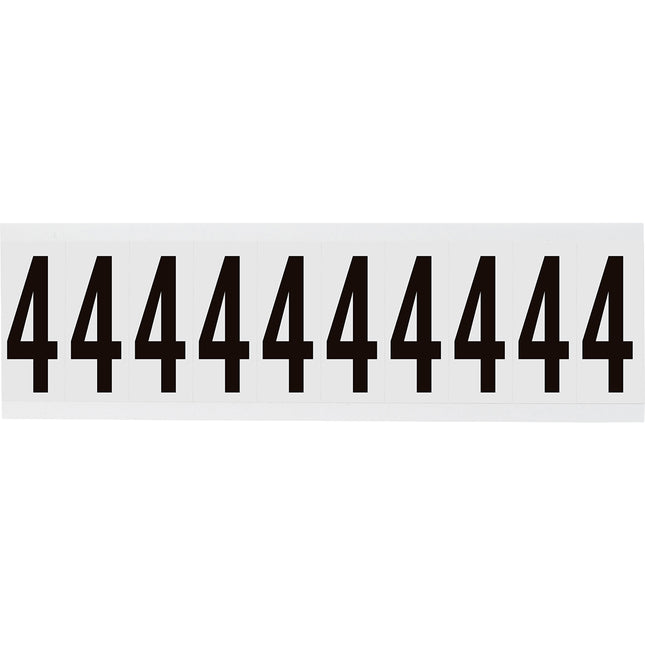 W225 Series Number and Letter Labels