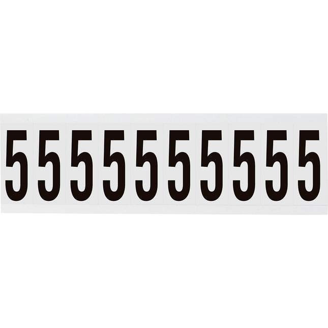 W225 Series Number and Letter Labels
