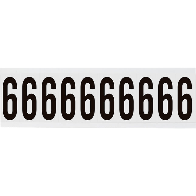 W225 Series Number and Letter Labels