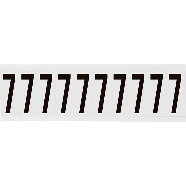 W225 Series Number and Letter Labels