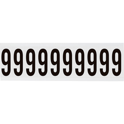 W225 Series Number and Letter Labels