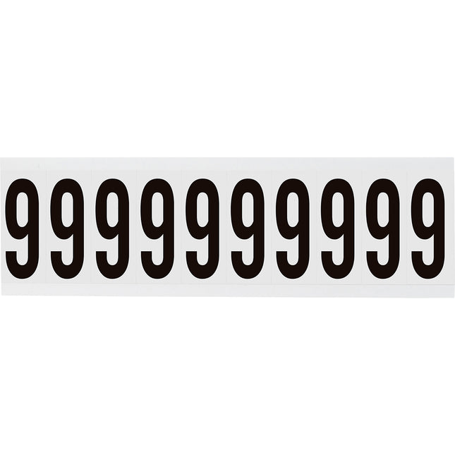 W225 Series Number and Letter Labels