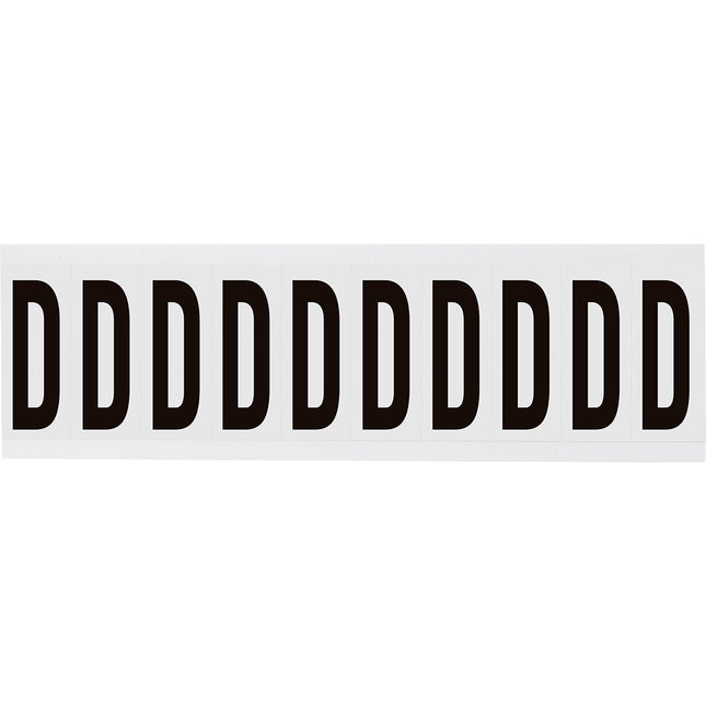 W225 Series Number and Letter Labels