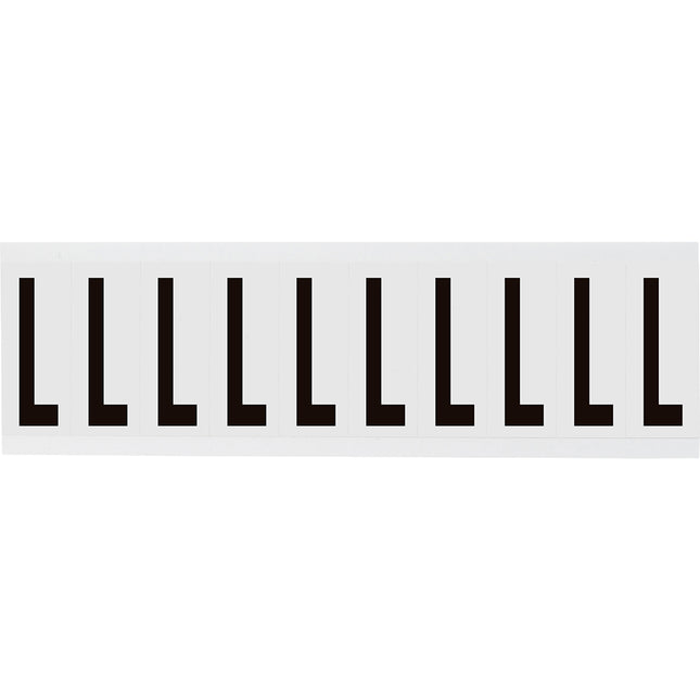 W225 Series Number and Letter Labels