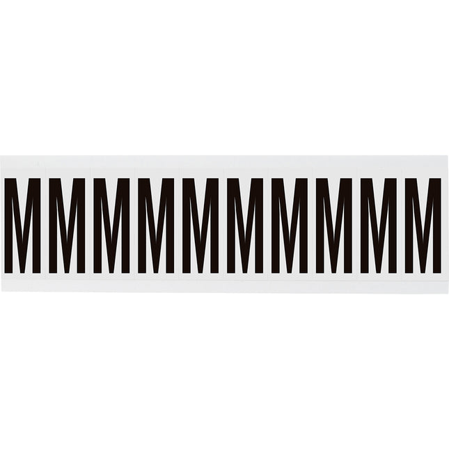 W225 Series Number and Letter Labels