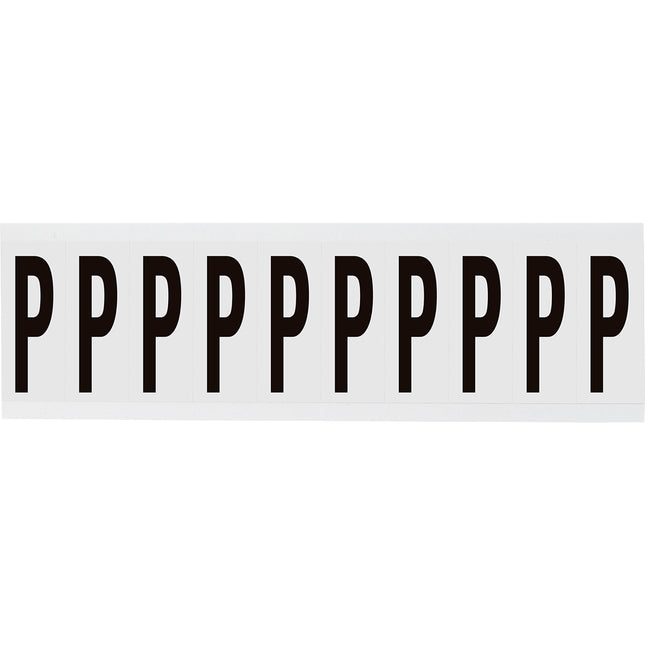 W225 Series Number and Letter Labels