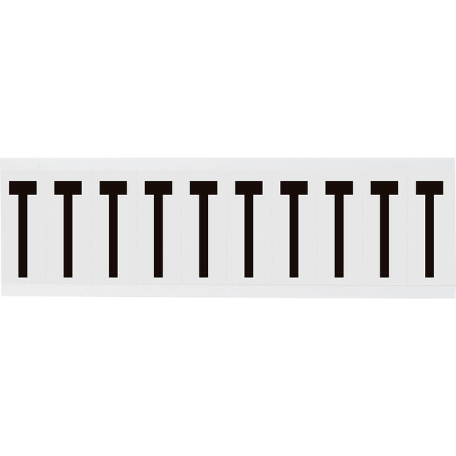 W225 Series Number and Letter Labels