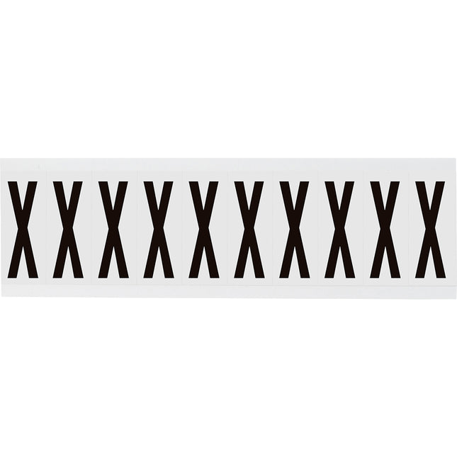 W225 Series Number and Letter Labels