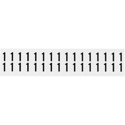 W75 Series Number and Letter Labels