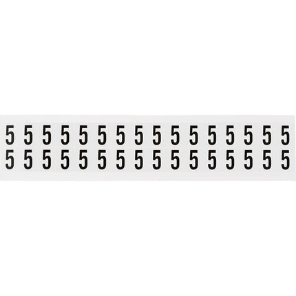W75 Series Number and Letter Labels