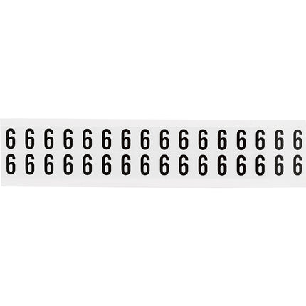 W75 Series Number and Letter Labels