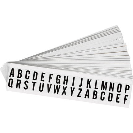 W75 Series Number and Letter Labels