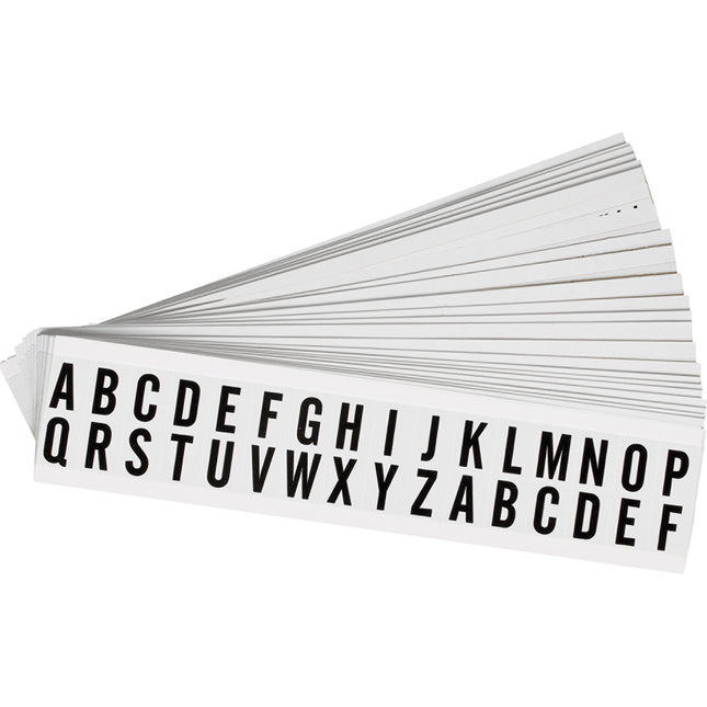 W75 Series Number and Letter Labels