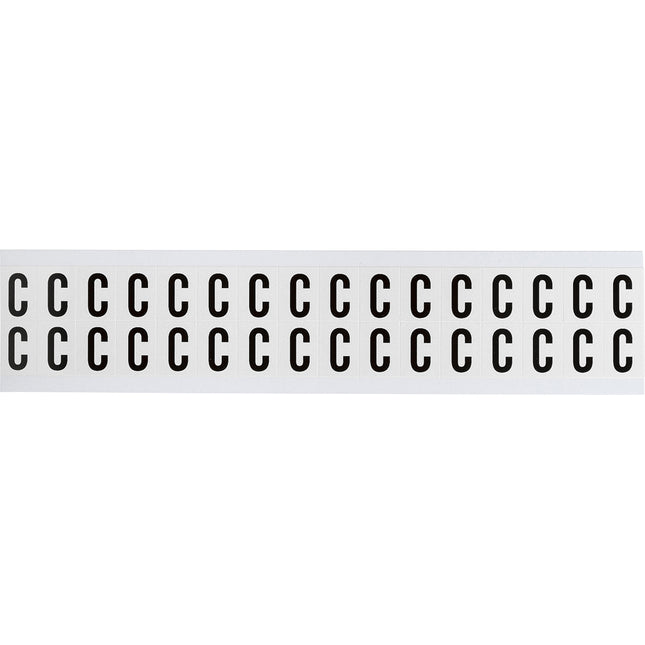 W75 Series Number and Letter Labels
