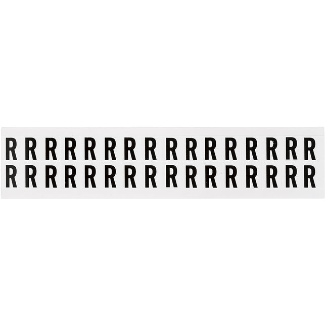 W75 Series Number and Letter Labels