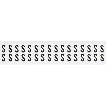 W75 Series Number and Letter Labels