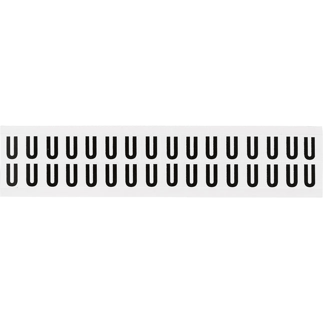 W75 Series Number and Letter Labels