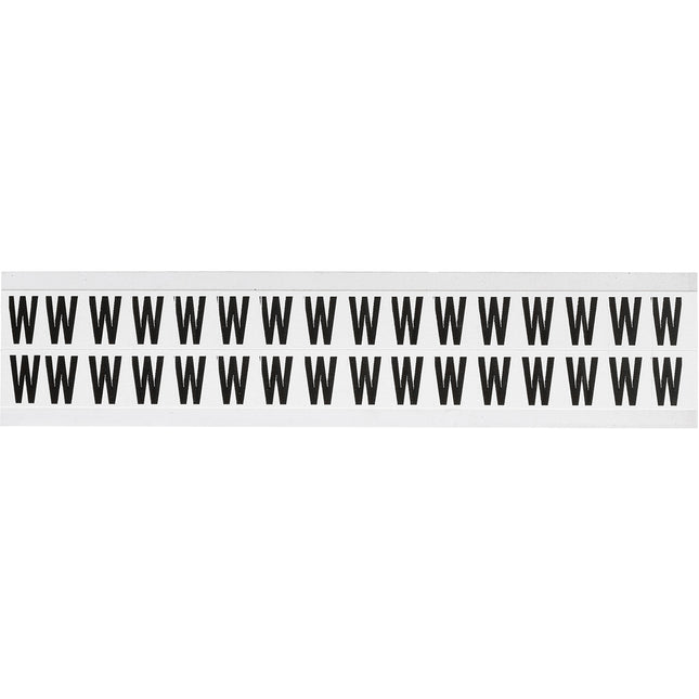 W75 Series Number and Letter Labels