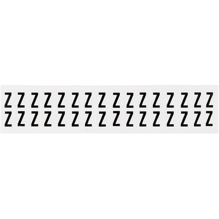 W75 Series Number and Letter Labels