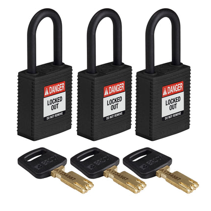 SafeKey Nylon Lockout Padlocks