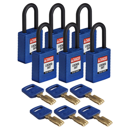 SafeKey Nylon Lockout Padlocks