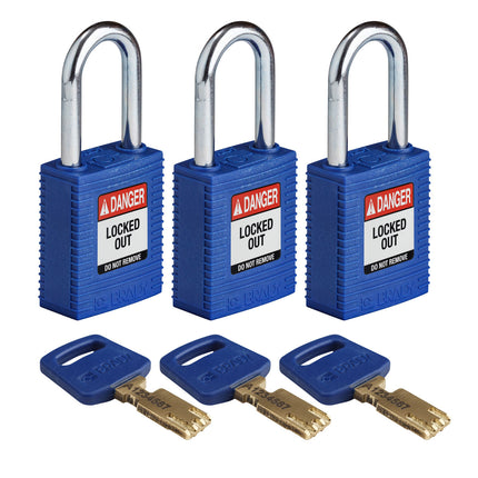 SafeKey Nylon Lockout Padlocks