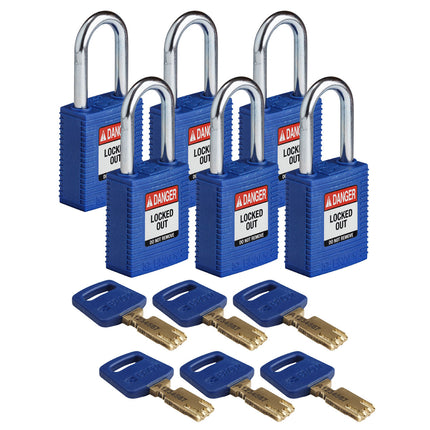SafeKey Nylon Lockout Padlocks