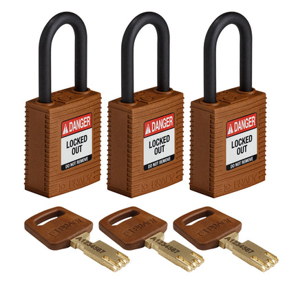 SafeKey Nylon Lockout Padlocks