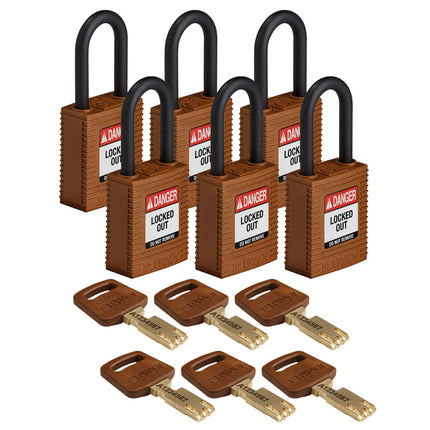 SafeKey Nylon Lockout Padlocks