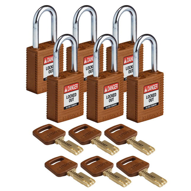 SafeKey Nylon Lockout Padlocks