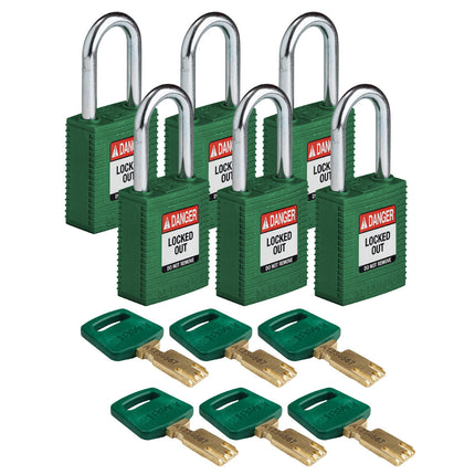 SafeKey Nylon Lockout Padlocks