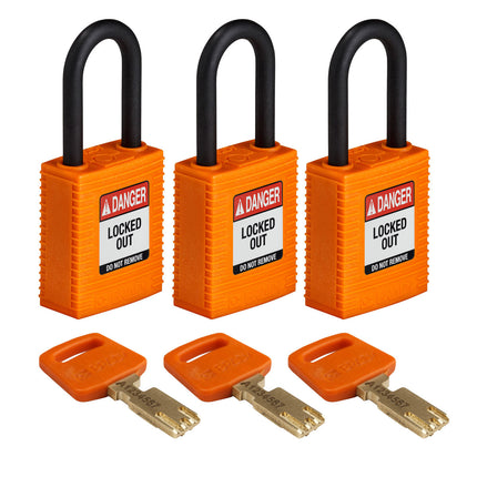 SafeKey Nylon Lockout Padlocks