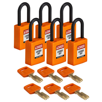 SafeKey Nylon Lockout Padlocks
