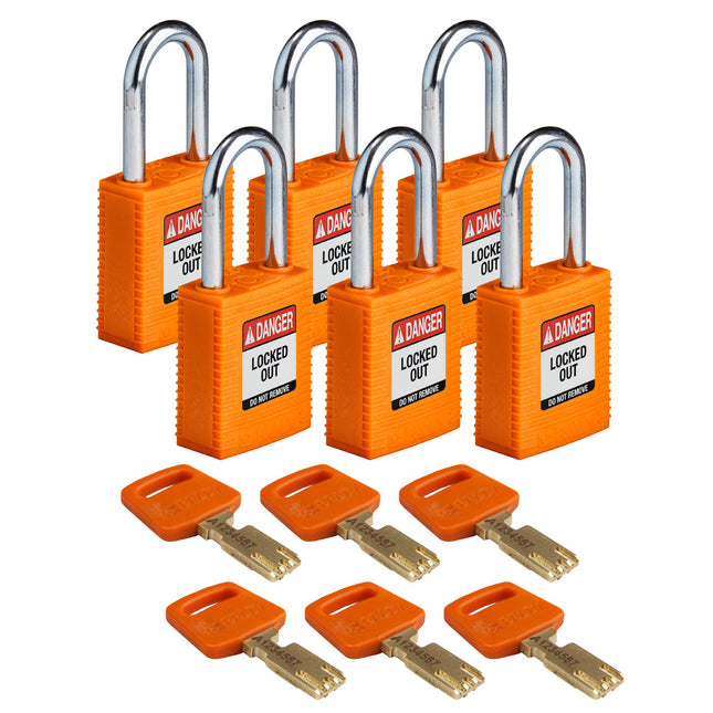 SafeKey Nylon Lockout Padlocks