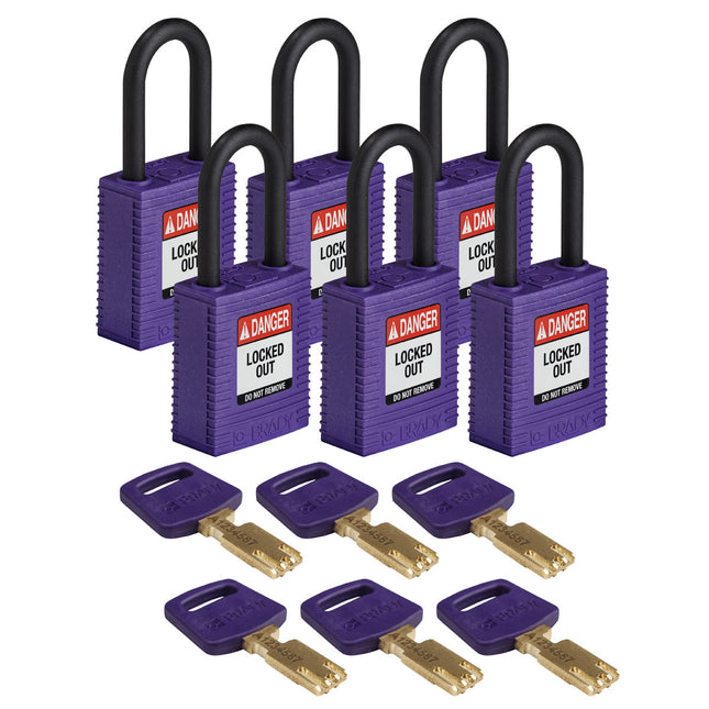 SafeKey Nylon Lockout Padlocks