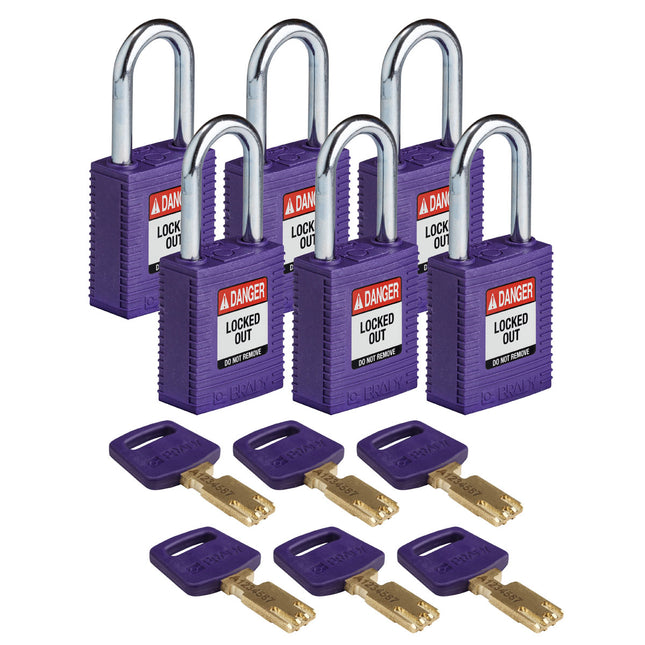 SafeKey Nylon Lockout Padlocks