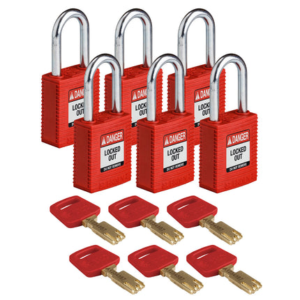 SafeKey Nylon Lockout Padlocks