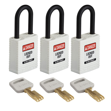 SafeKey Nylon Lockout Padlocks