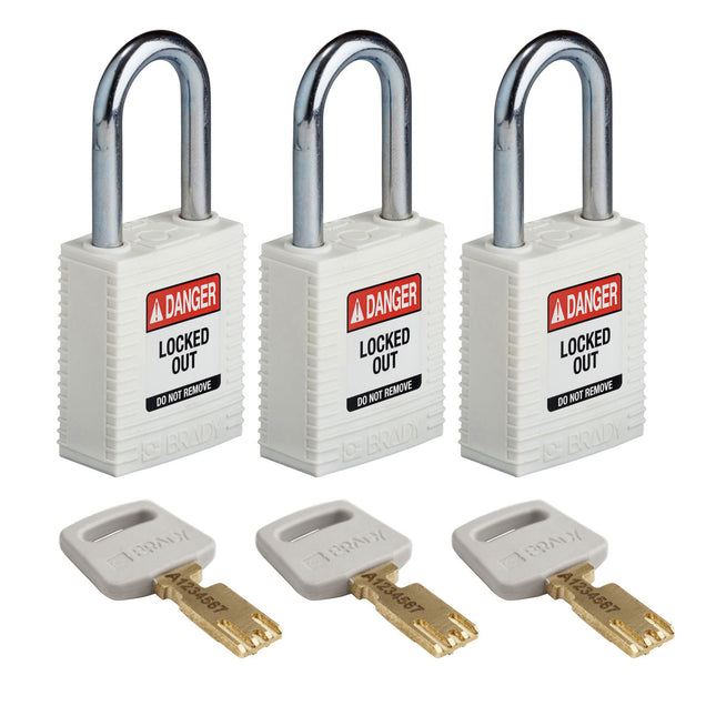 SafeKey Nylon Lockout Padlocks
