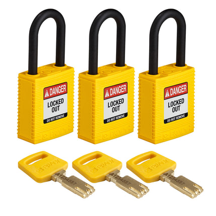 SafeKey Nylon Lockout Padlocks