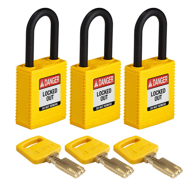 SafeKey Nylon Lockout Padlocks