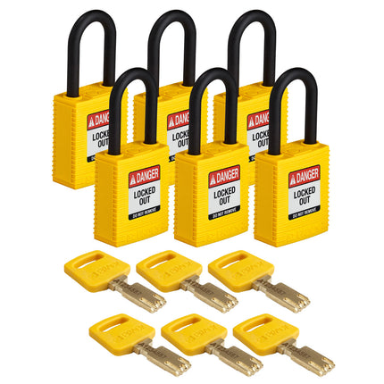 SafeKey Nylon Lockout Padlocks