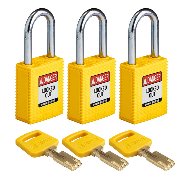 SafeKey Nylon Lockout Padlocks