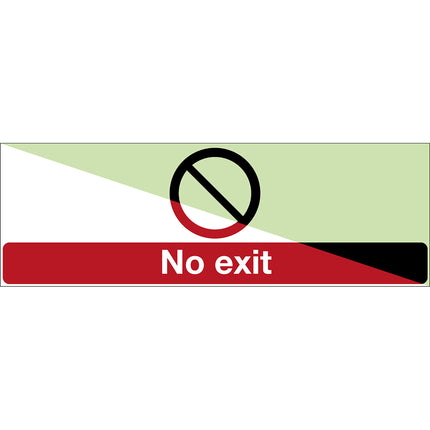 Glowinthedark safety sign
