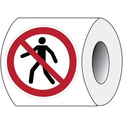 ISO Safety Sign  No thoroughfare