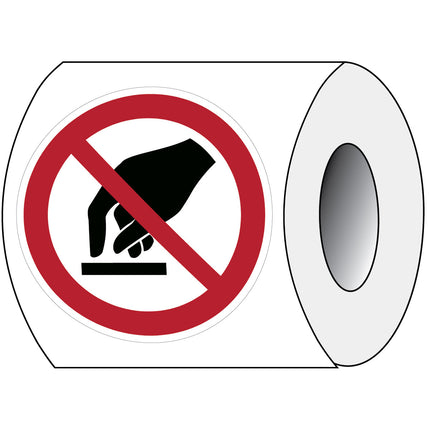 ISO Safety Sign  Do not touch