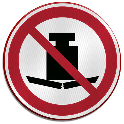 ISO Safety Sign  No heavy load