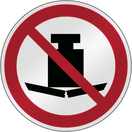 ISO Safety Sign  No heavy load