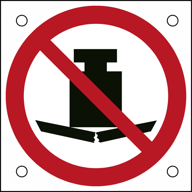 ISO Safety Sign  No heavy load